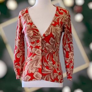 New York & Company Button V-Neck Chelsea Cardigan Size XS